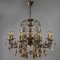 Люстра AMBIENTE by Brizzi Alicante 8888/8 PB Honey Leaf