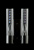 Бра Crystal Lux OTONO AP2 BLACK CHROMIUM/TRANSPARENTE