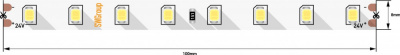 Светодиодная лента  SWG2P80-24-7.2-W