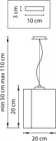 Подвесной светильник Nubi 802113