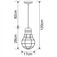 Подвесной светильник Edison A5080SP-1CC