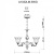 Подвесная люстра Delizia A1032LM-5WG