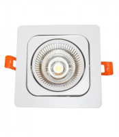 Встраиваемый точечный светильник Lumina Deco Fostis LDC 8065-SS-10WCOB-L120*W120 WHITE