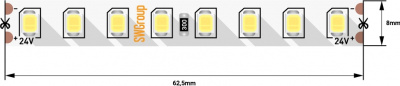 Светодиодная лента  SWG2P128-24-11.5-NW