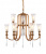 Подвесная люстра Lumina Deco Rionella LDP 8041-6+3 S.GD