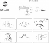 Точечный светильник St217 ST217.538.09