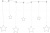Гирлянда DEW DROP STARS 411385