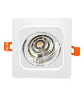 Встраиваемый точечный светильник Lumina Deco Fostis LDC 8065-SS-10WCOB-L120*W120 WHITE