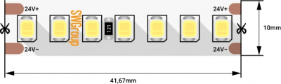 Светодиодная лента  SWG2P168-24-17.3-NW-20