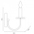 Бра Litizia A6062AP-1WH