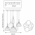 Подвесной светильник Agola 810163 Подвесной светильник Agola 810163