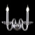 Бра Crystal Lux ARABESQUE AP2 CHROME Бра Crystal Lux ARABESQUE AP2 CHROME