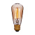 Лампа накаливания E27 60W колба золотая 053-600