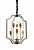 Подвесная люстра Lumina Deco Modesco LDP 8014-3+3 BK+AK