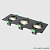 Светильник встроенный Crystal Lux CLT 002C3 BL V2