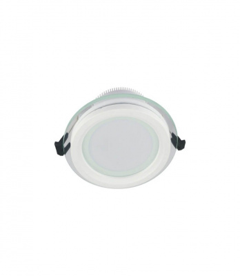 Встраиваемый светильник Lumina Deco Saleto LDC 8097-ROUND-GL-9WSMD-D120 WT