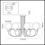Потолочная люстра Ilona 3708/8C Потолочная люстра Ilona 3708/8C